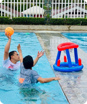 Pool Basketball - Mt. Pines Spring Resort Dahilayan Bukidnon