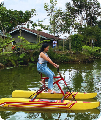 Hydrobike - Mt. Pines Spring Resort Dahilayan Bukidnon